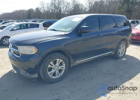 2013 Dodge Durango Sxt from USA, damaged, VIN 1C4RDHAG5DC579934